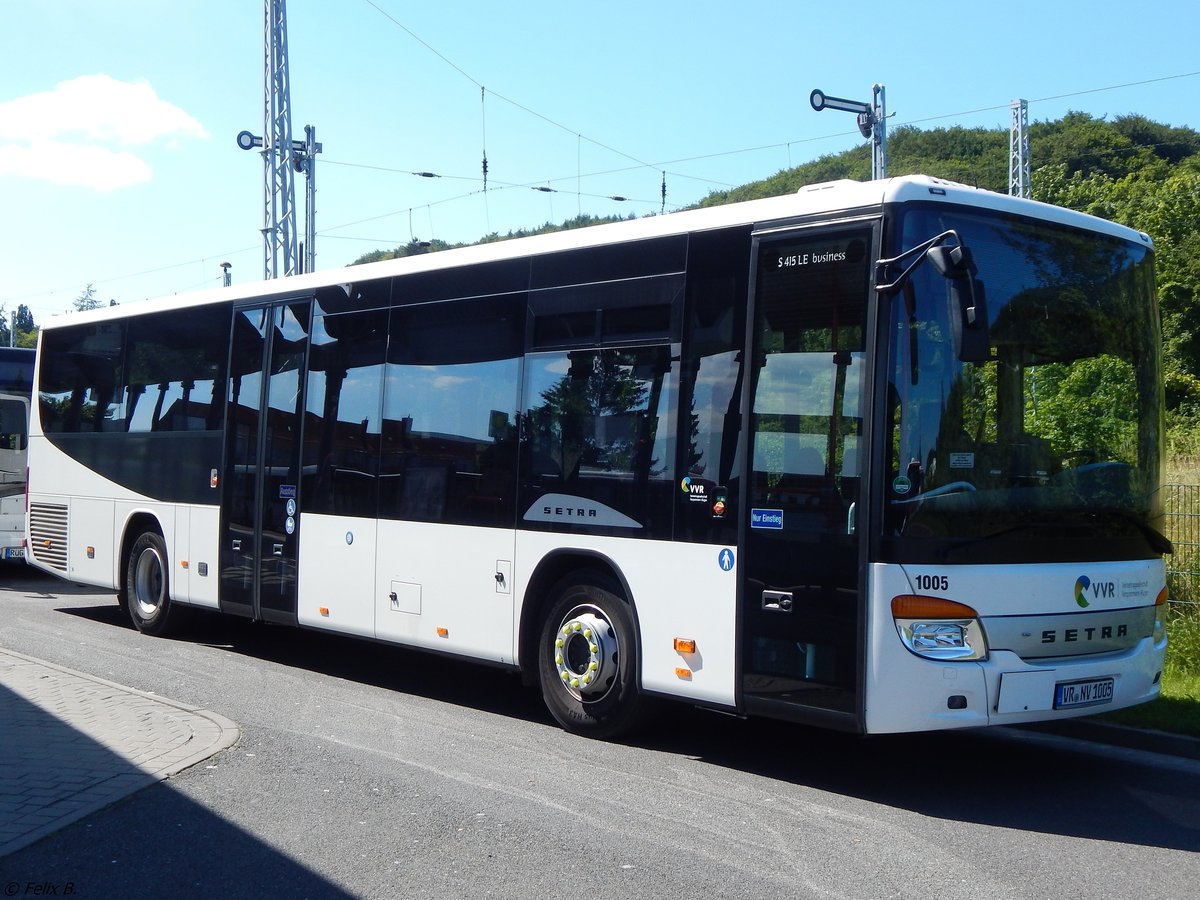 Setra 415 LE Business der VVR in Sassnitz.