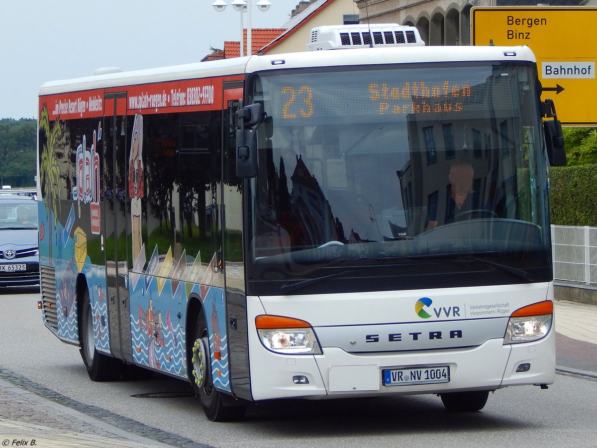 Setra 415 LE Business der VVR in Sassnitz.