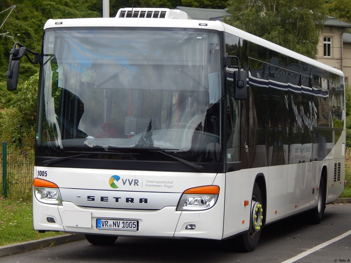 Setra 415 LE Business der VVR in Sassnitz.