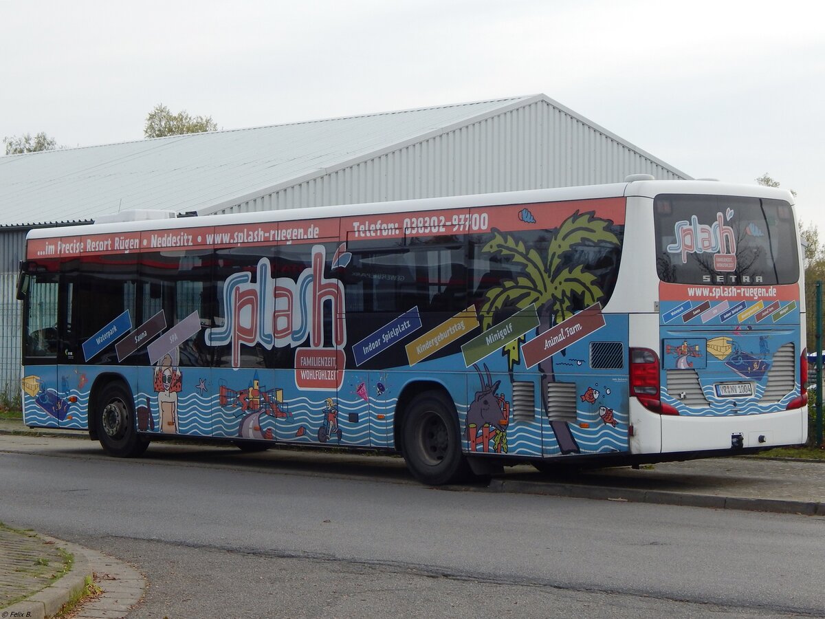 Setra 415 LE Business der VVR im Gewerbegebiet Sassnitz.