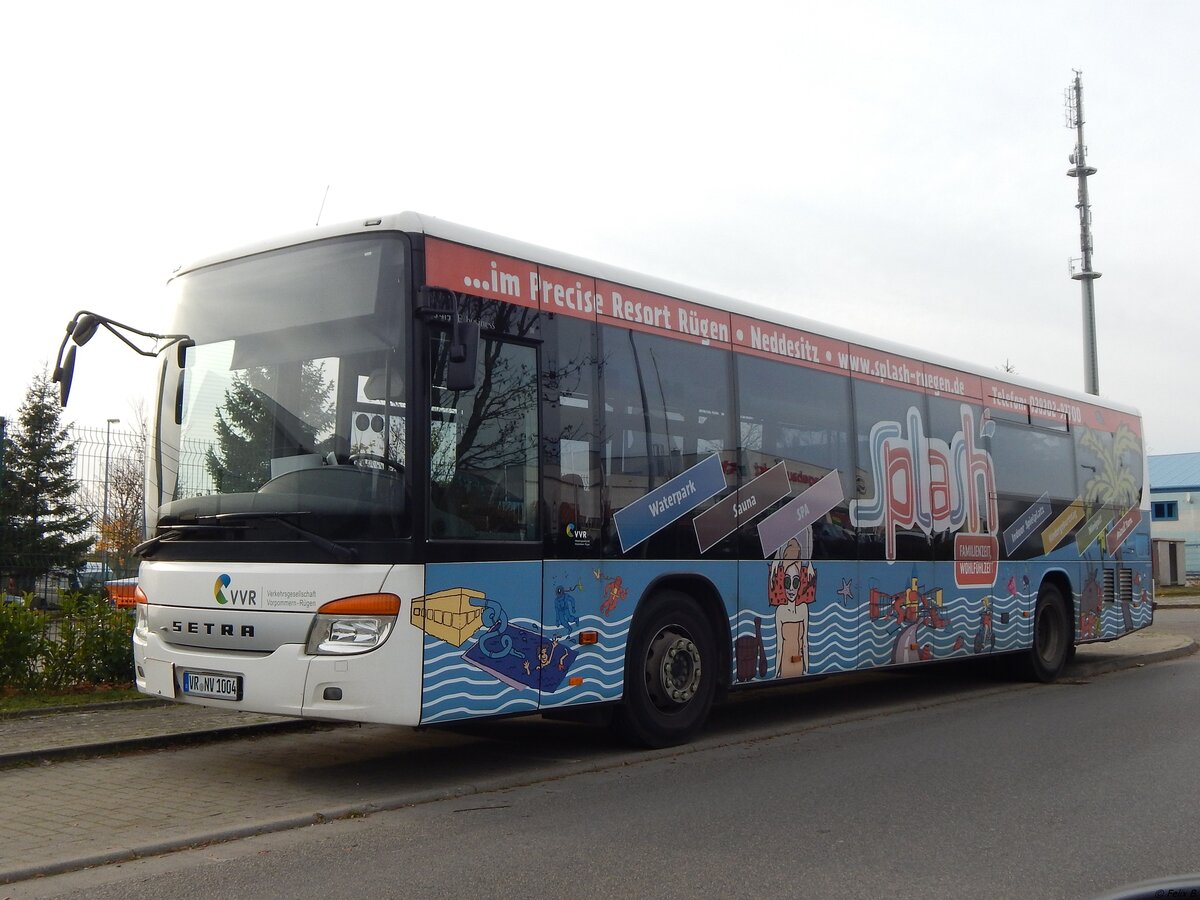 Setra 415 LE Business der VVR im Gewerbegebiet Sassnitz.