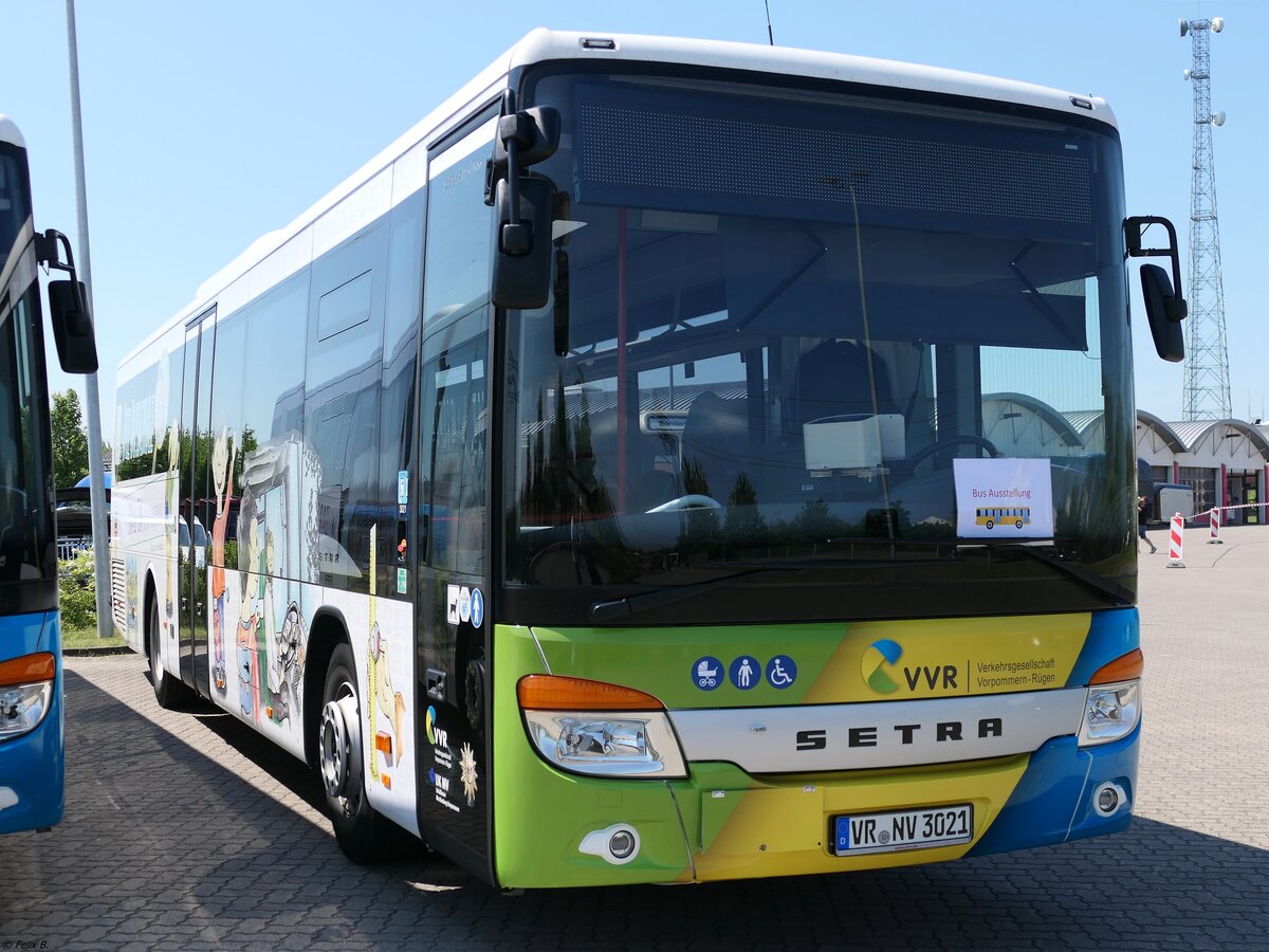 Setra 415 LE Business der VVR in Stralsund.