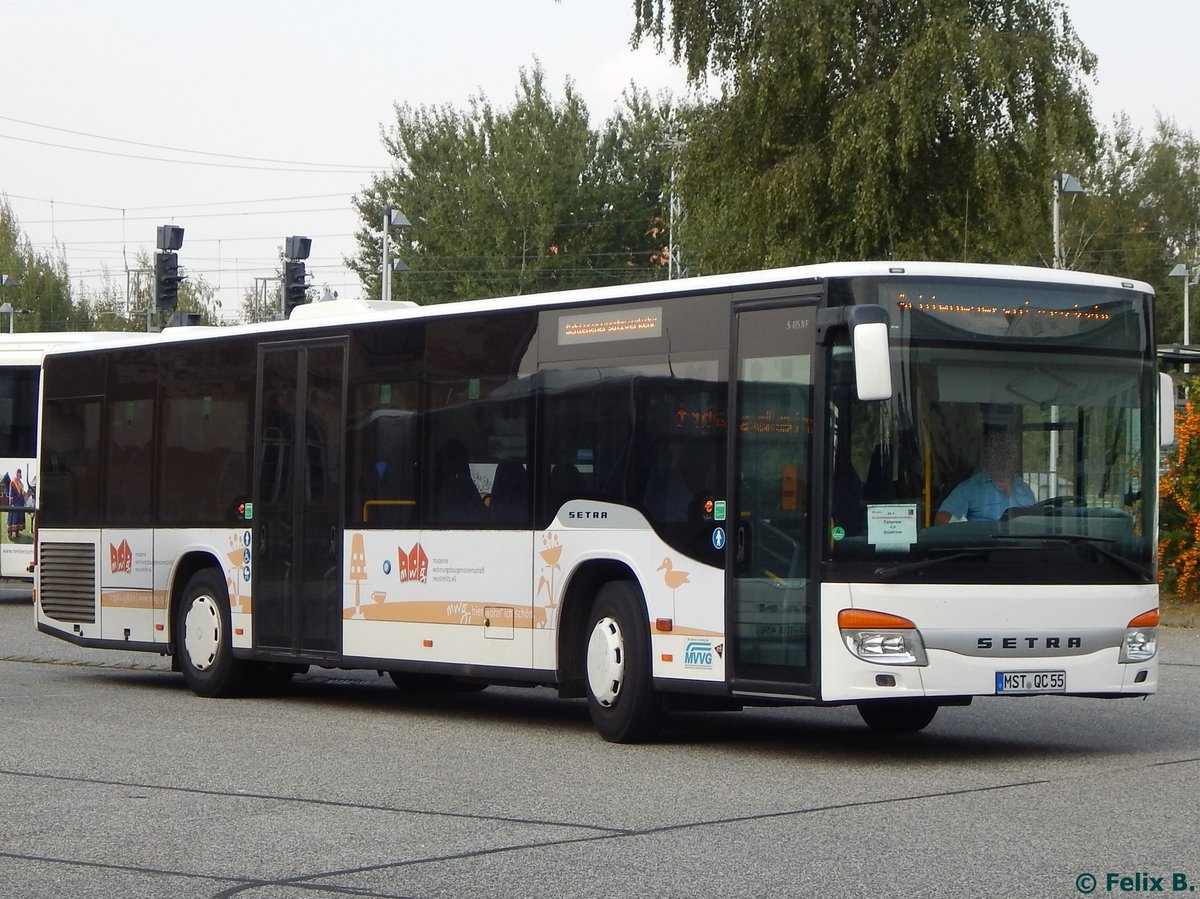 Setra 415 NF von Becker-Strelitz Reisen aus Deutschland in Güstrow.