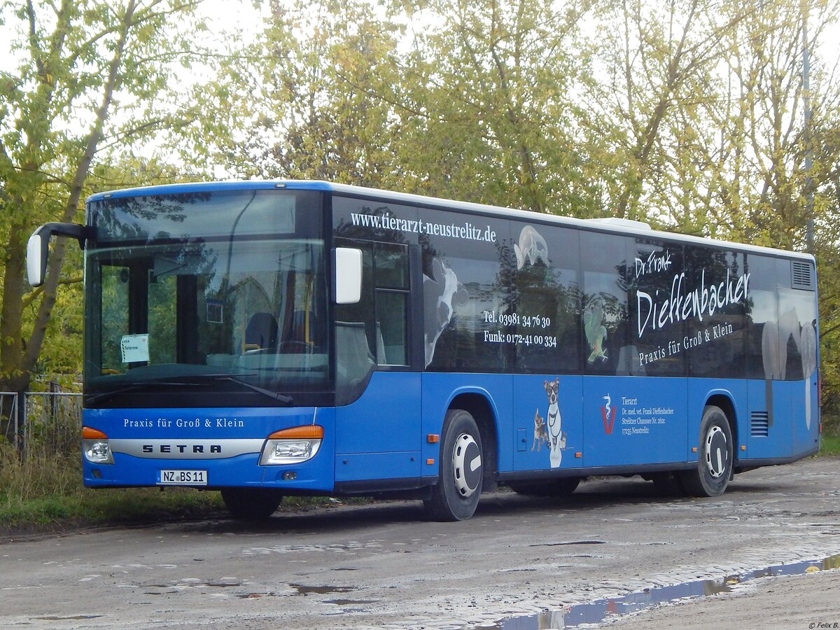 Setra 415 NF von Becker-Strelitz Reisen aus Deutschland in Teterow.