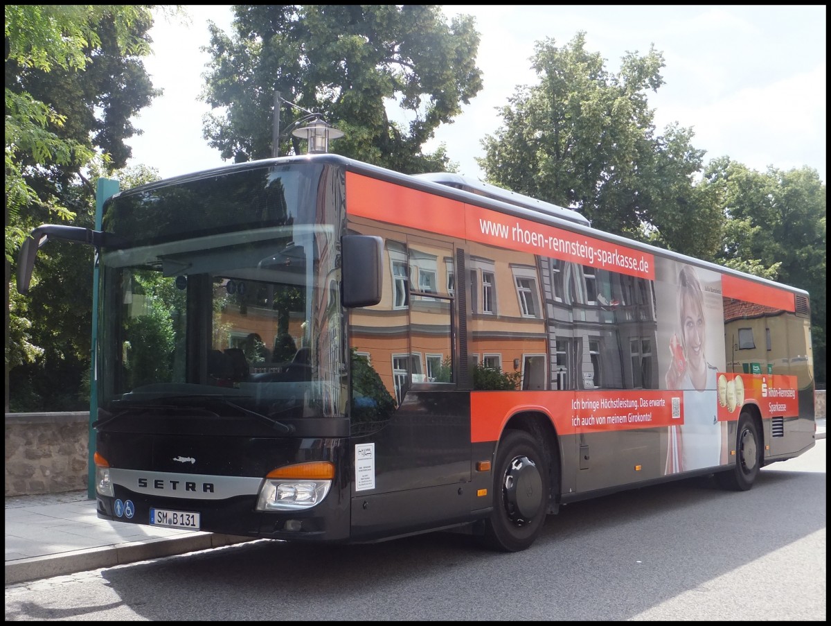 Setra 415 NF der Meininger Busbetriebs GmbH in Meiningen.