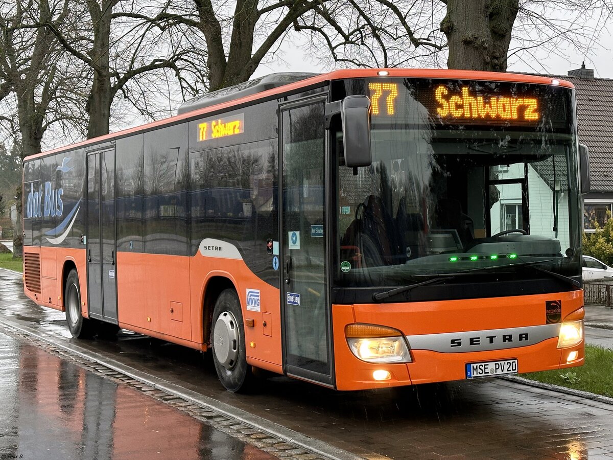 Setra 415 NF der MVVG in Plau am See.