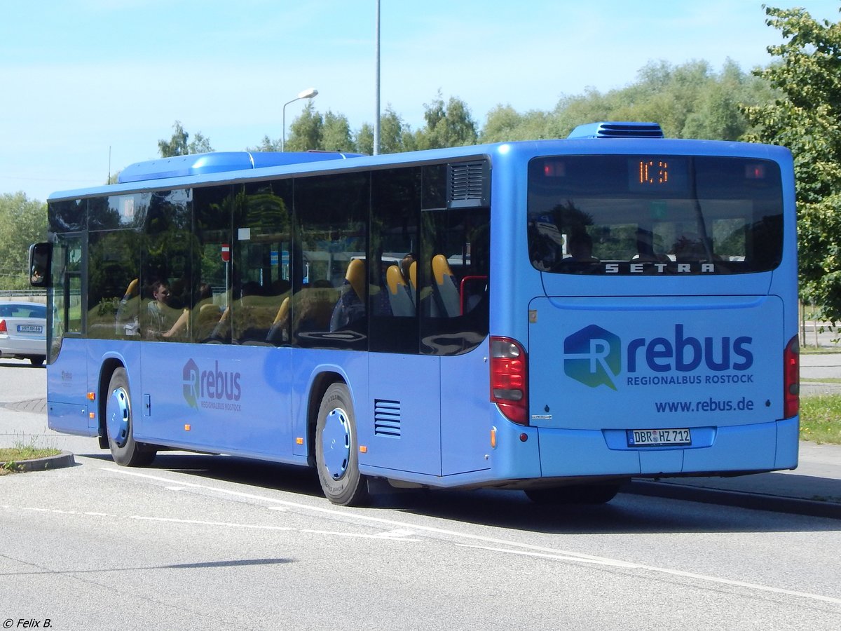 Setra 415 NF von Regionalbus Rostock in Rostock.