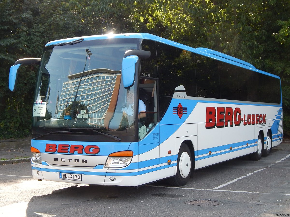 Setra 416 GT-HD von Berg aus Deutschland in Rostock.