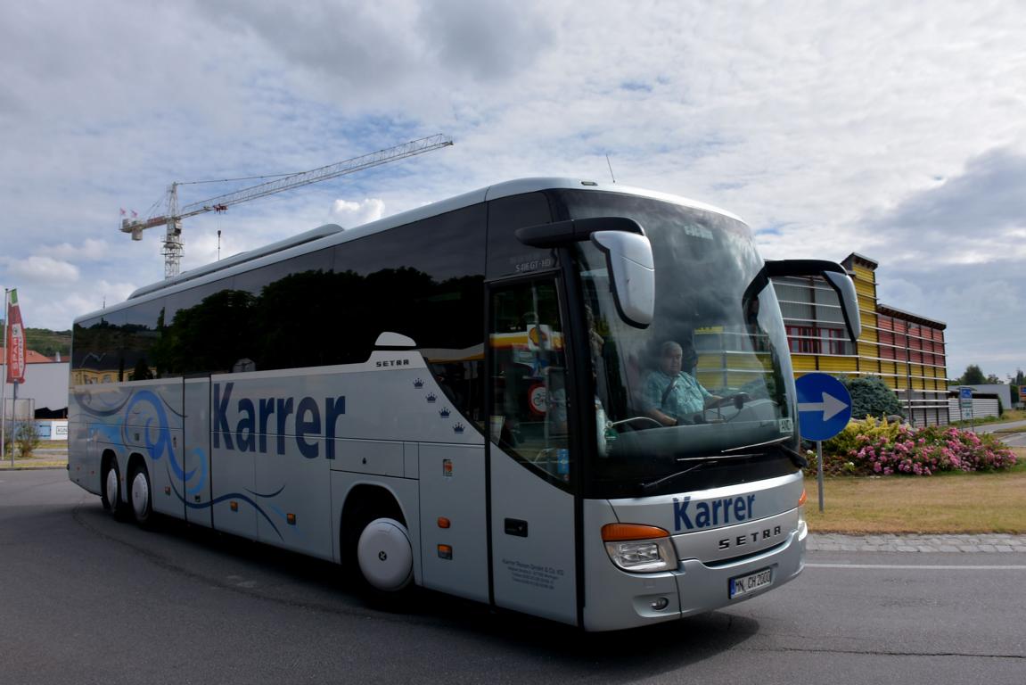 Setra 416 GT-HD von KARRER Reisen aus der BRD 06/2017 in Krems.