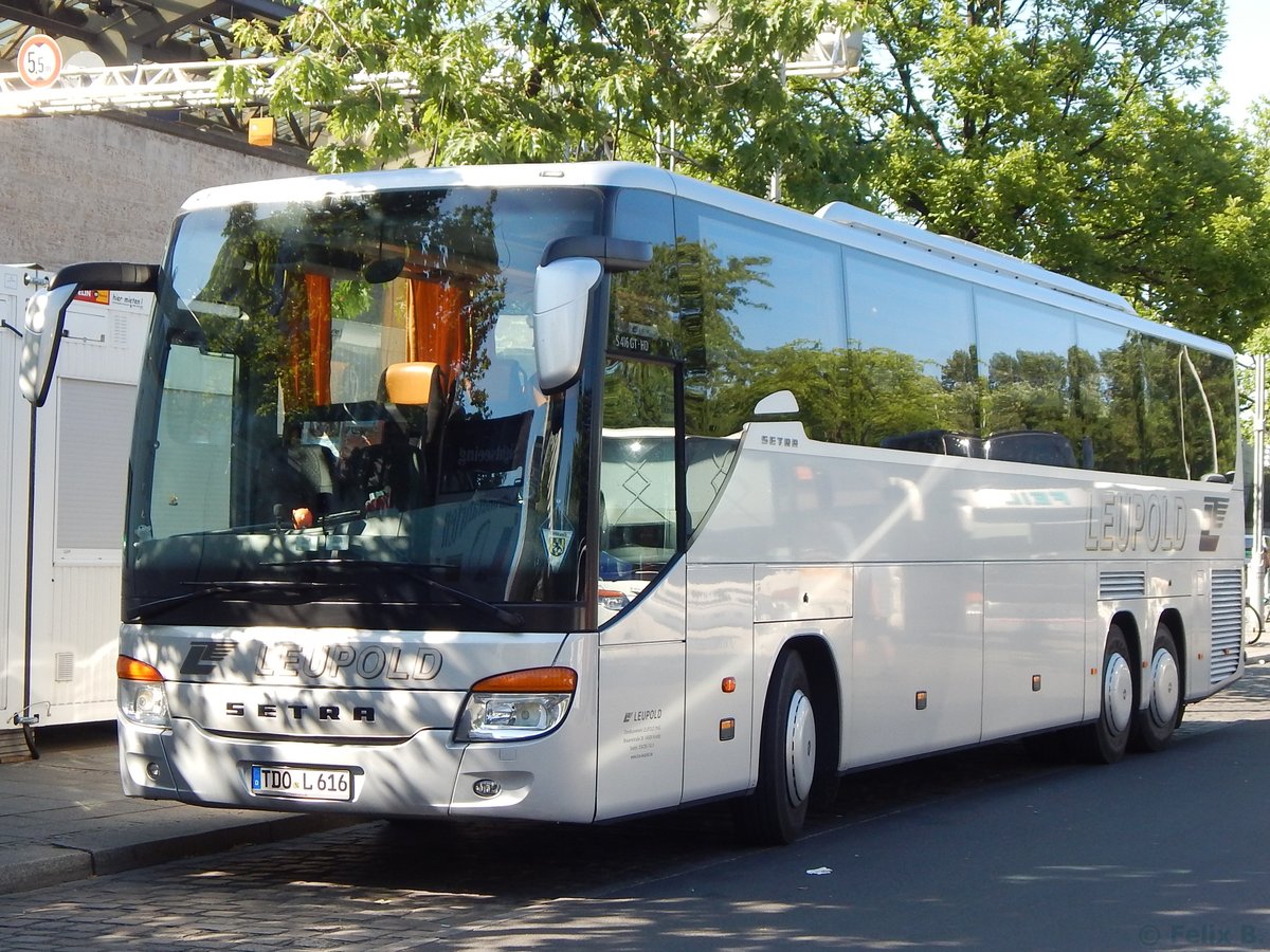 Setra 416 GT-HD von Leupold aus Deutschland in Berlin.