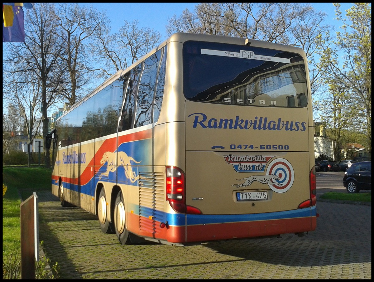 Setra 416 GT-HD von Ramkvillabuss aus Schweden in Bergen.