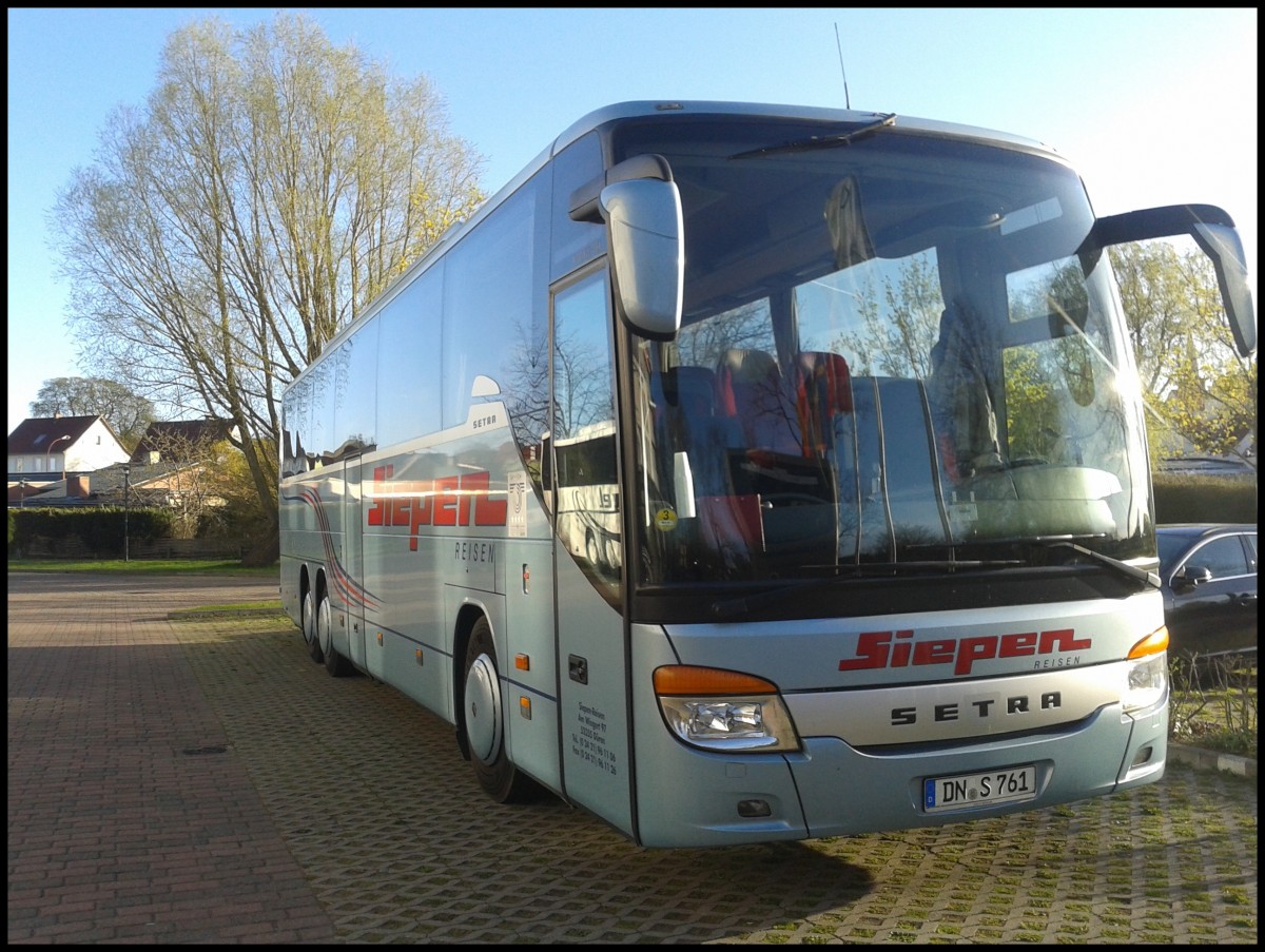 Setra 416 GT-HD von Siepen aus Deutschland in Bergen.