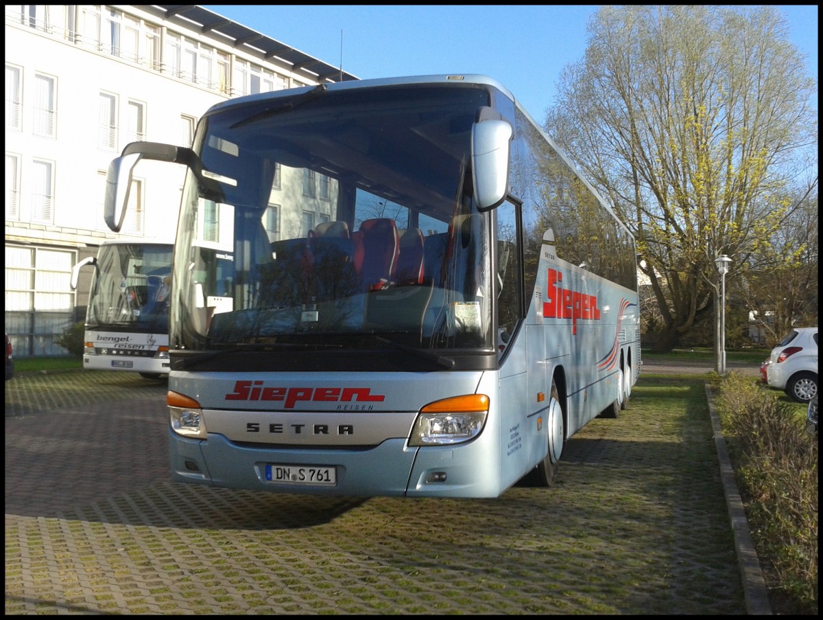 Setra 416 GT-HD von Siepen aus Deutschland in Bergen.