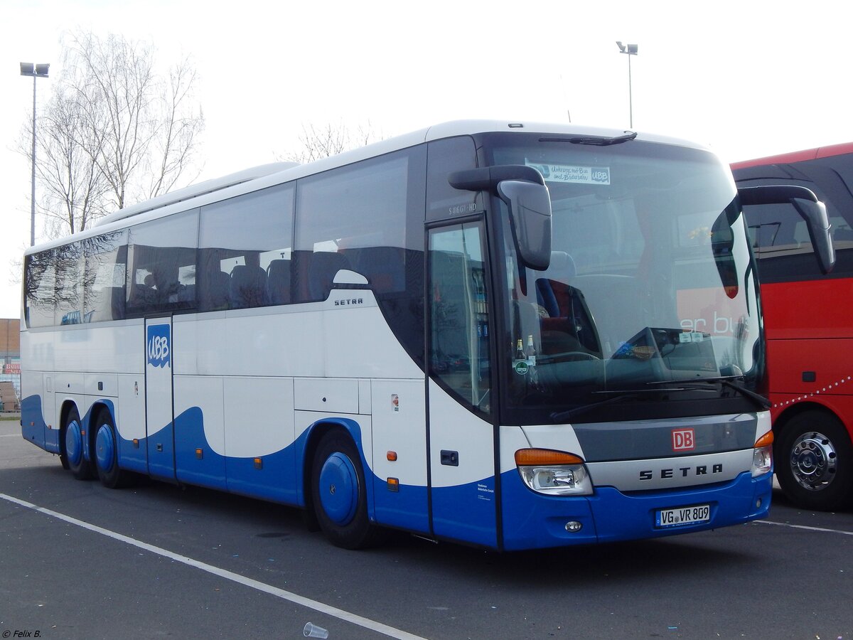 Setra 416 GT-HD von der Usedomer Bäderbahn in Neubrandenburg.