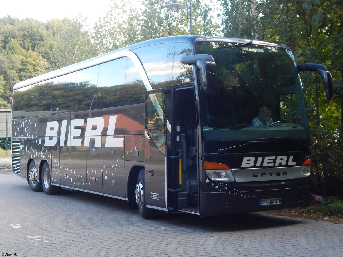 Setra 416 HDH von Bierl aus Deutschland in Heringsdorf.