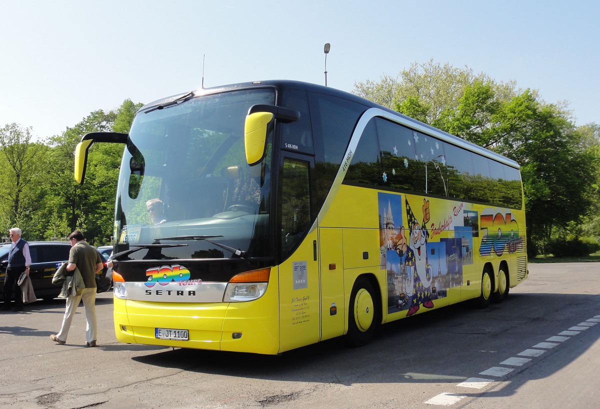 SETRA 416 HDH Ende April 2014 in Leipzig gesehen.