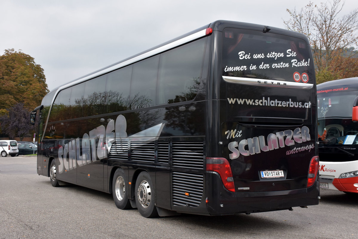 Setra 416 HDH von Schlatzer Reisen aus sterreich 09/2017 in Krems.