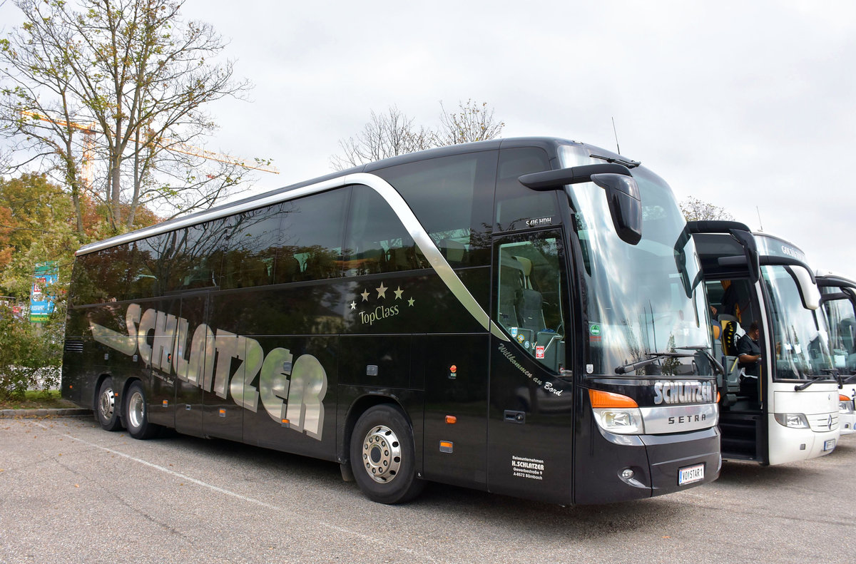 Setra 416 HDH von Schlatzer Reisen aus sterreich 09/2017 in Krems.