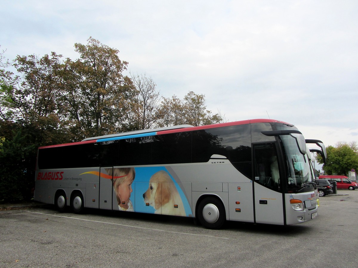 SETRA 417 GT- HD von BLAGUSS/Wien im September 2013 in Krems.