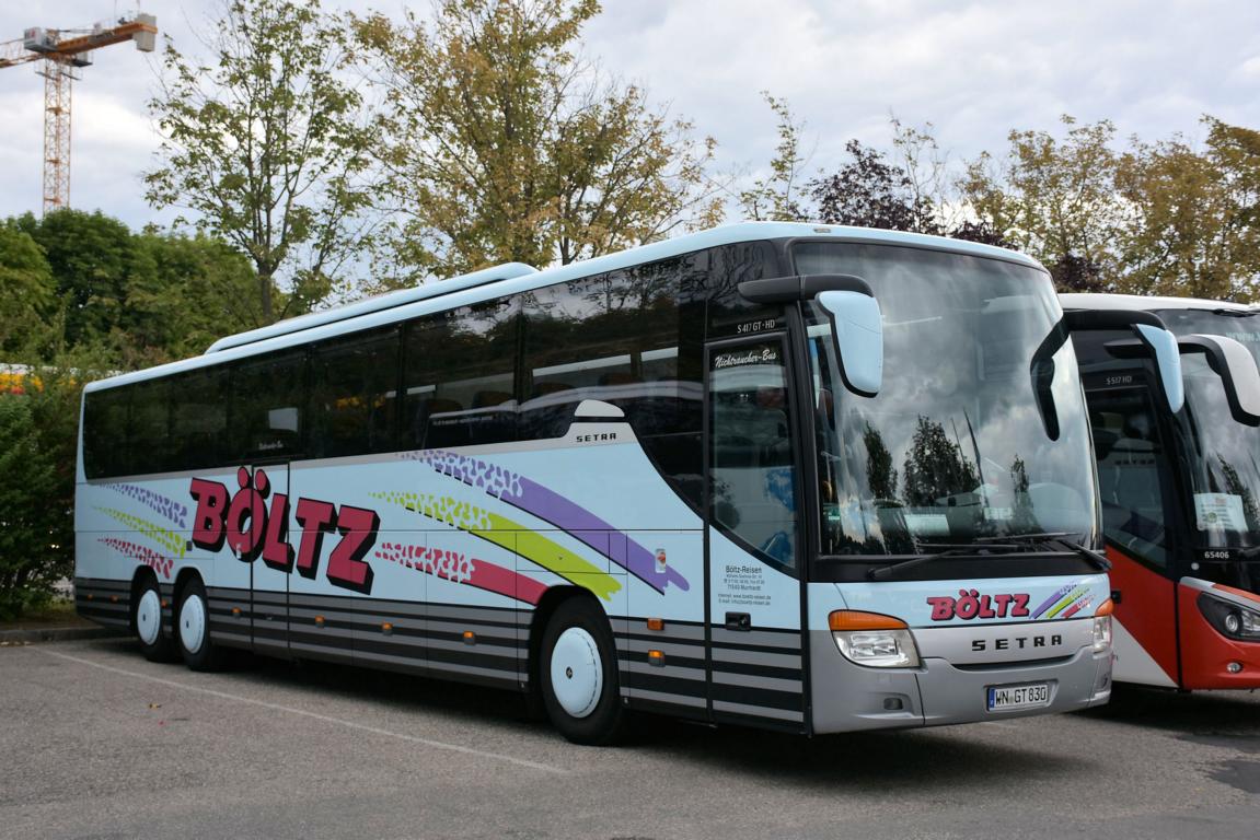 Setra 417 GT- HD von Bltz Reisen aus der BRD 07/2017 in Krems.