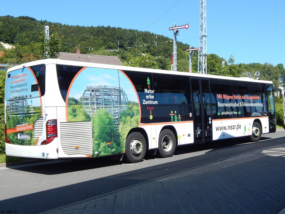 Setra 418 LE Business der VVR in Sassnitz am 15.07.2017