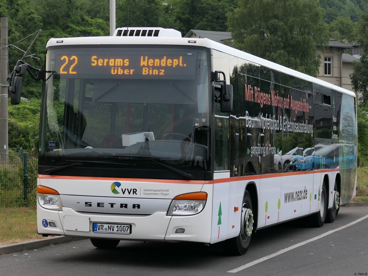 Setra 418 LE Business der VVR in Sassnitz.