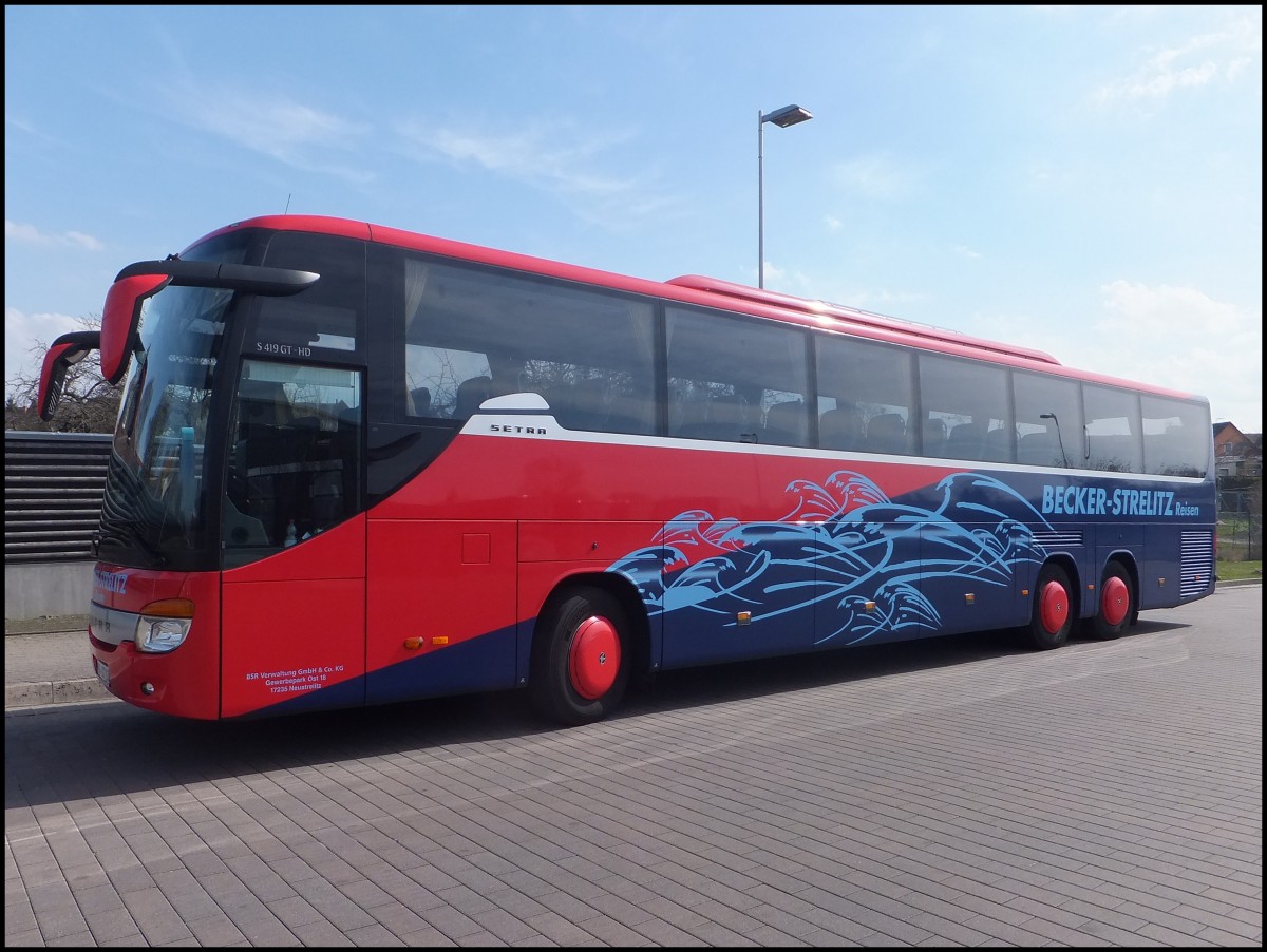 Setra 419 GT-HD von Becker-Strelitz Reisen aus Deutschland in Bergen.