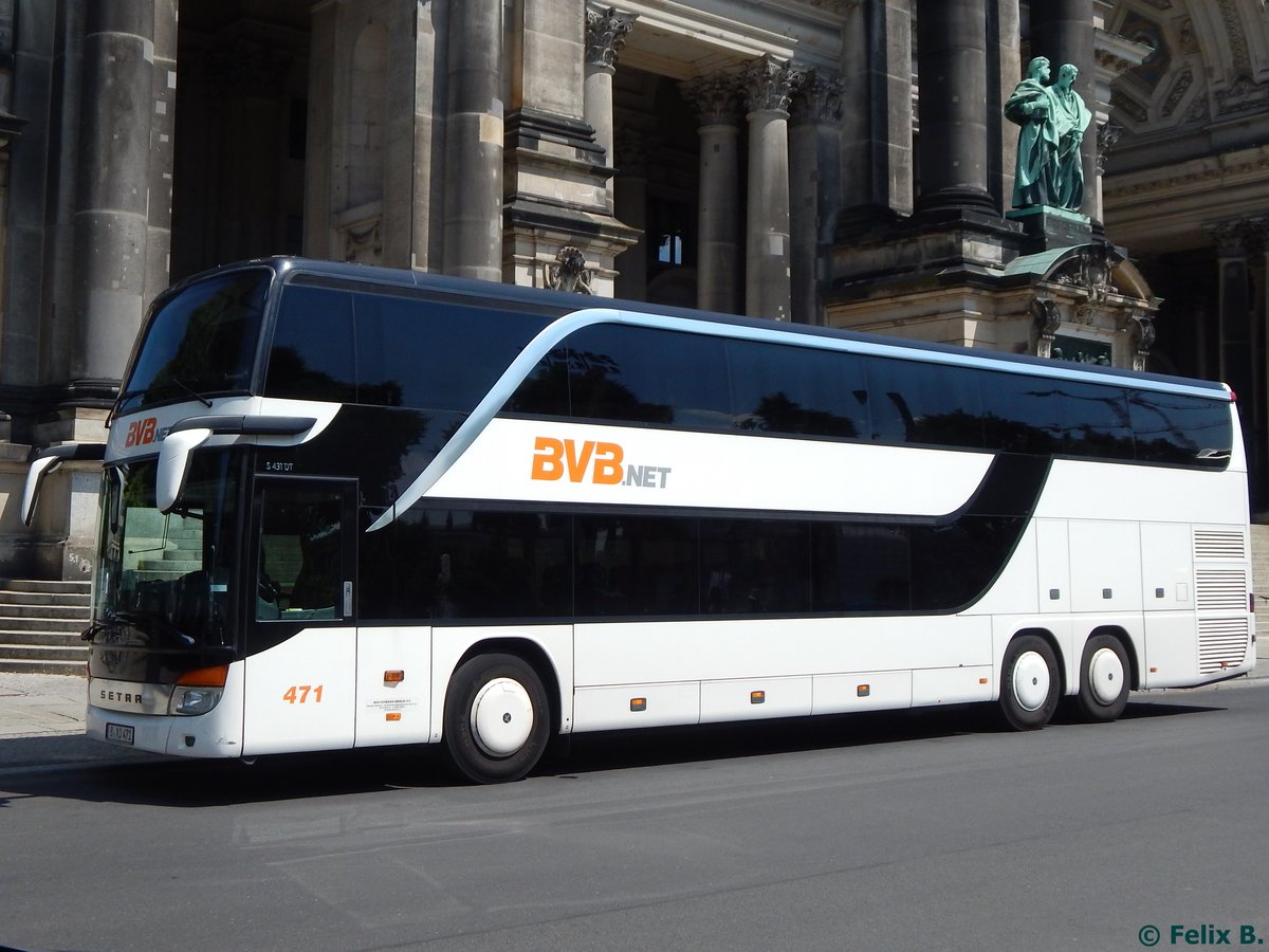 Setra 431 DT von BVB.net aus Deutschland in Berlin.