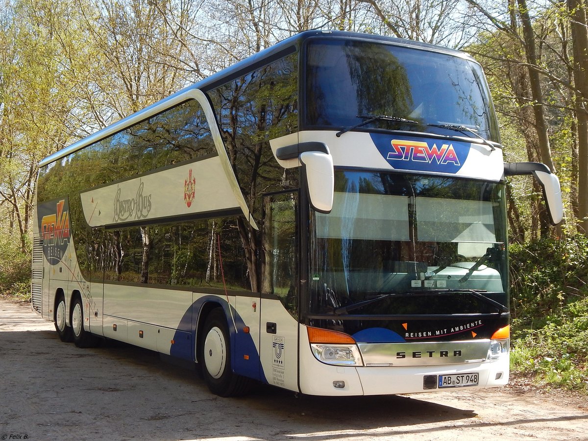 Setra 431 DT von Stewa aus Deutschland in Binz.