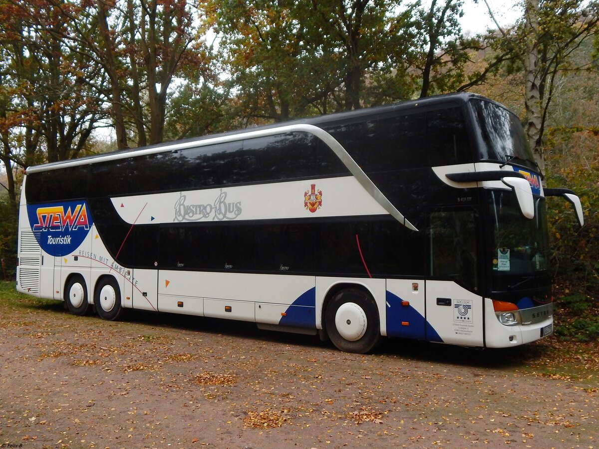 Setra 431 DT von Stewa aus Deutschland in Binz.  