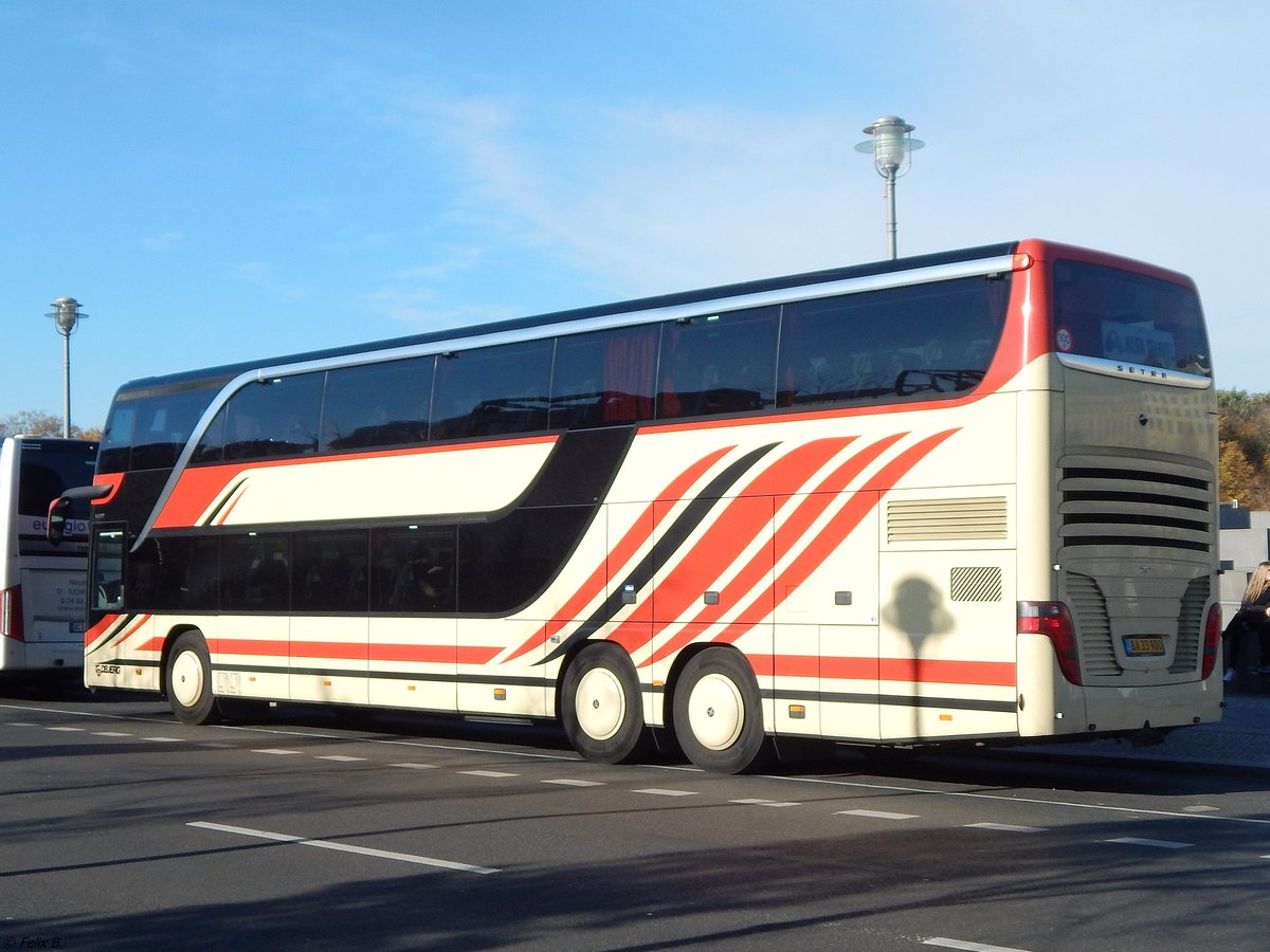 Setra 431 DT von Todbjerg Busser aus Dänemark in Berlin.