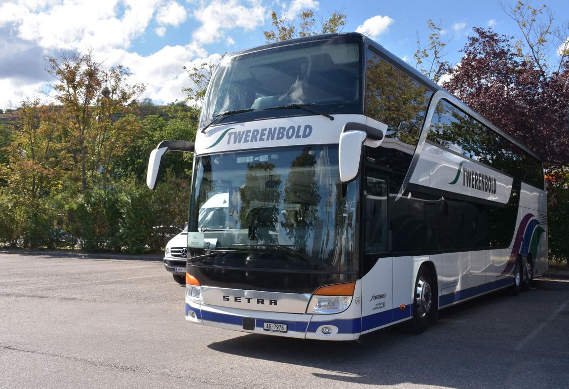 Setra 431 DT von Twerenbold Reisen aus der CH 06/2017 in Krems.