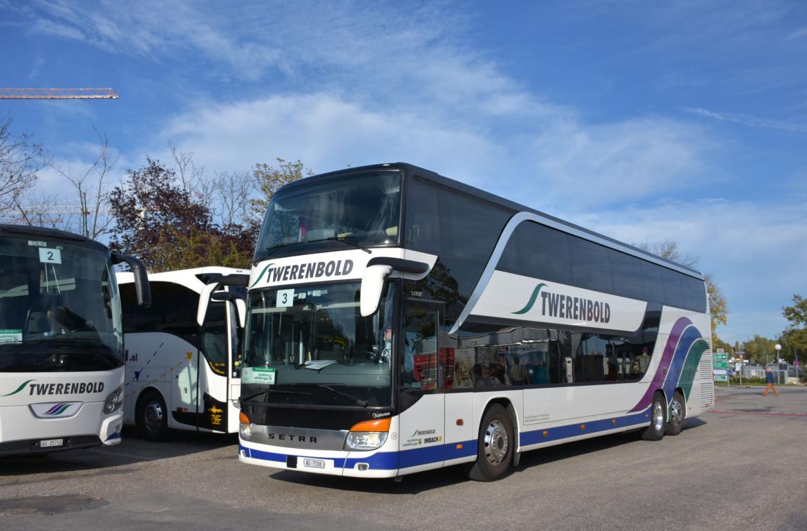 Setra 431 DT von Twerenbold Reisen aus der CH 10/2017 in Krems.