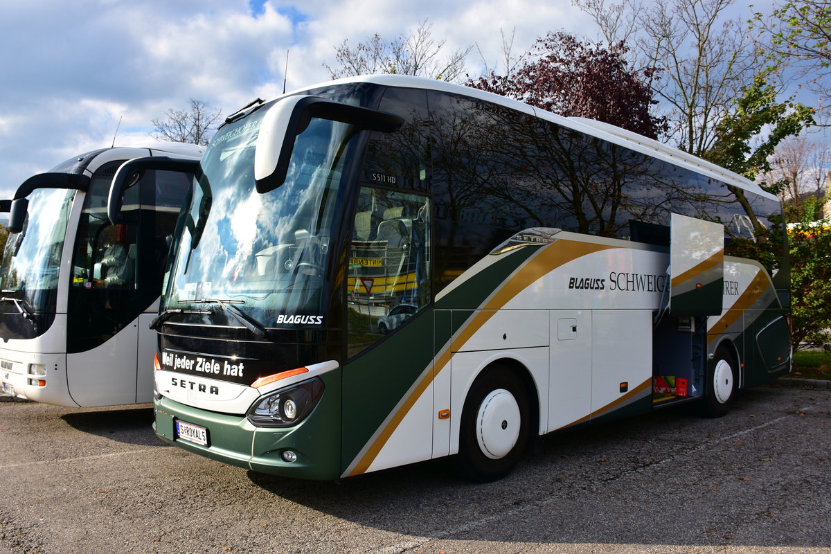 Setra 511 HD von Blaguss-Schweighofer-Zhrer aus sterreich in Krems.