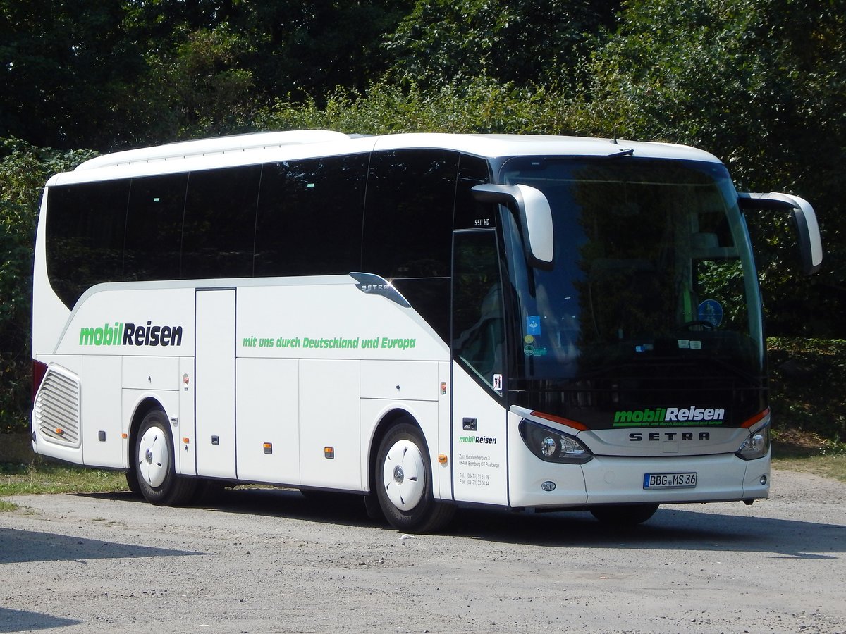 Setra 511 HD von Mobil Reisen aus Deutschland in Binz.