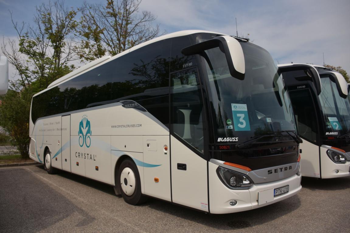 Setra 515 HD von Blaguss Hungaria im Mai 2018 in Krems.