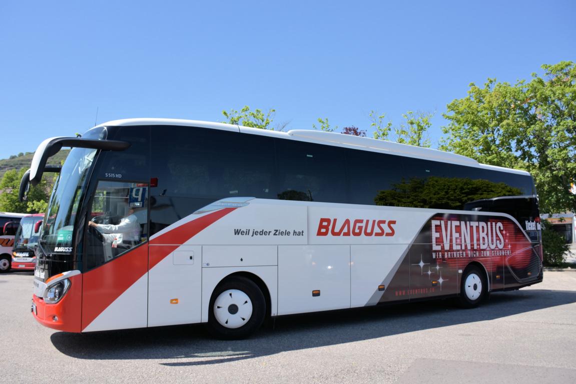 Setra 515 HD von Blaguss Reisen aus sterreich in Krems.