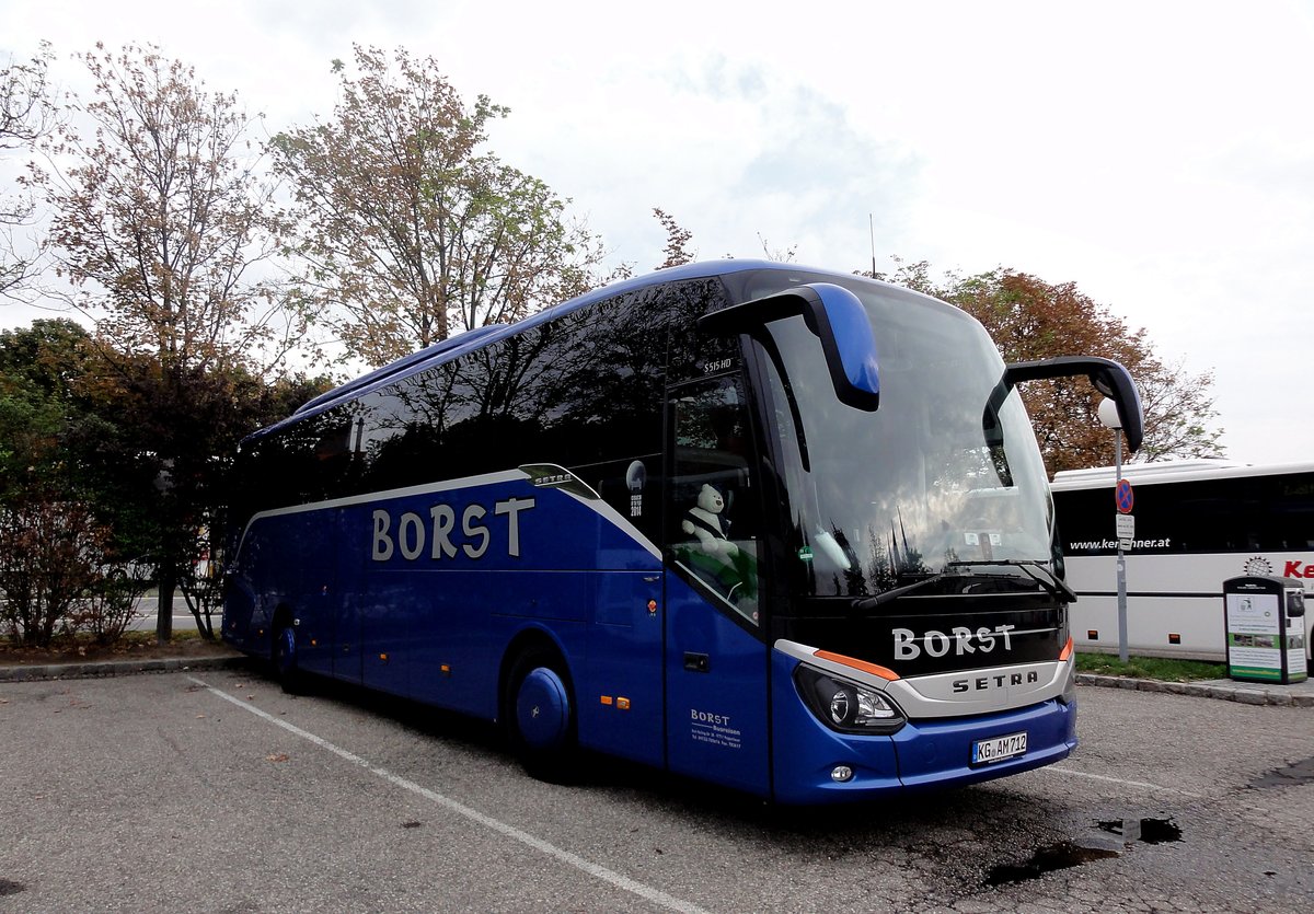 Setra 515 HD von Borst Reisen aus der BRD in Krems.