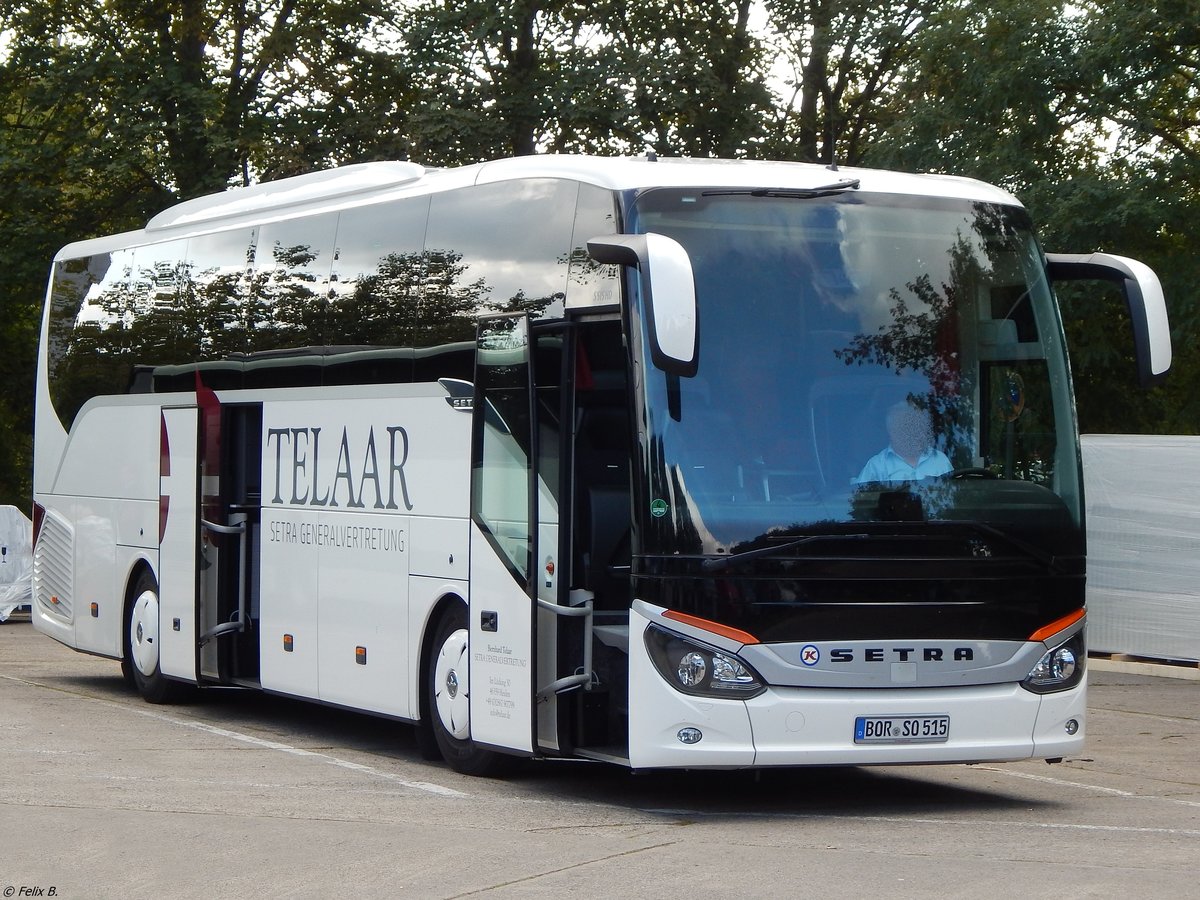 Setra 515 HD von Generalvertretung Telaar/Vorfhrwagen in Neubrandenburg.