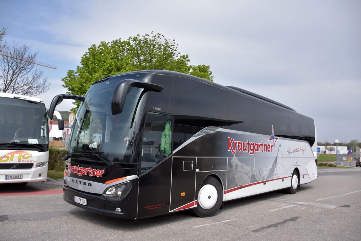 Setra 515 HD von Krautgartner Reisen aus Obersterreich in Krems.