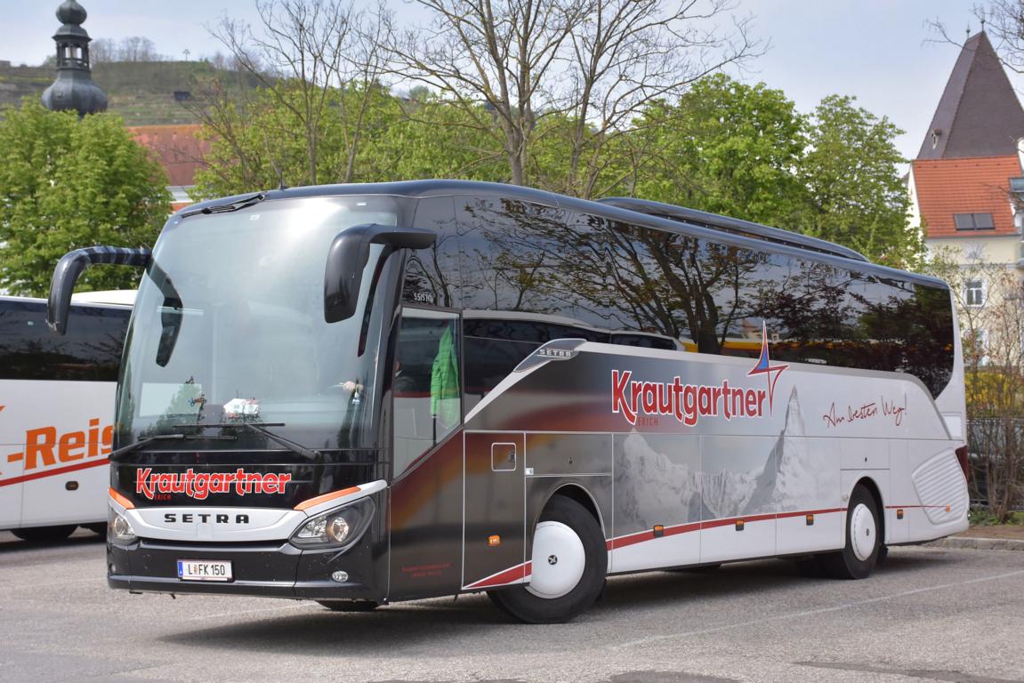 Setra 515 HD von Krautgartner Reisen aus Obersterreich in Krems.