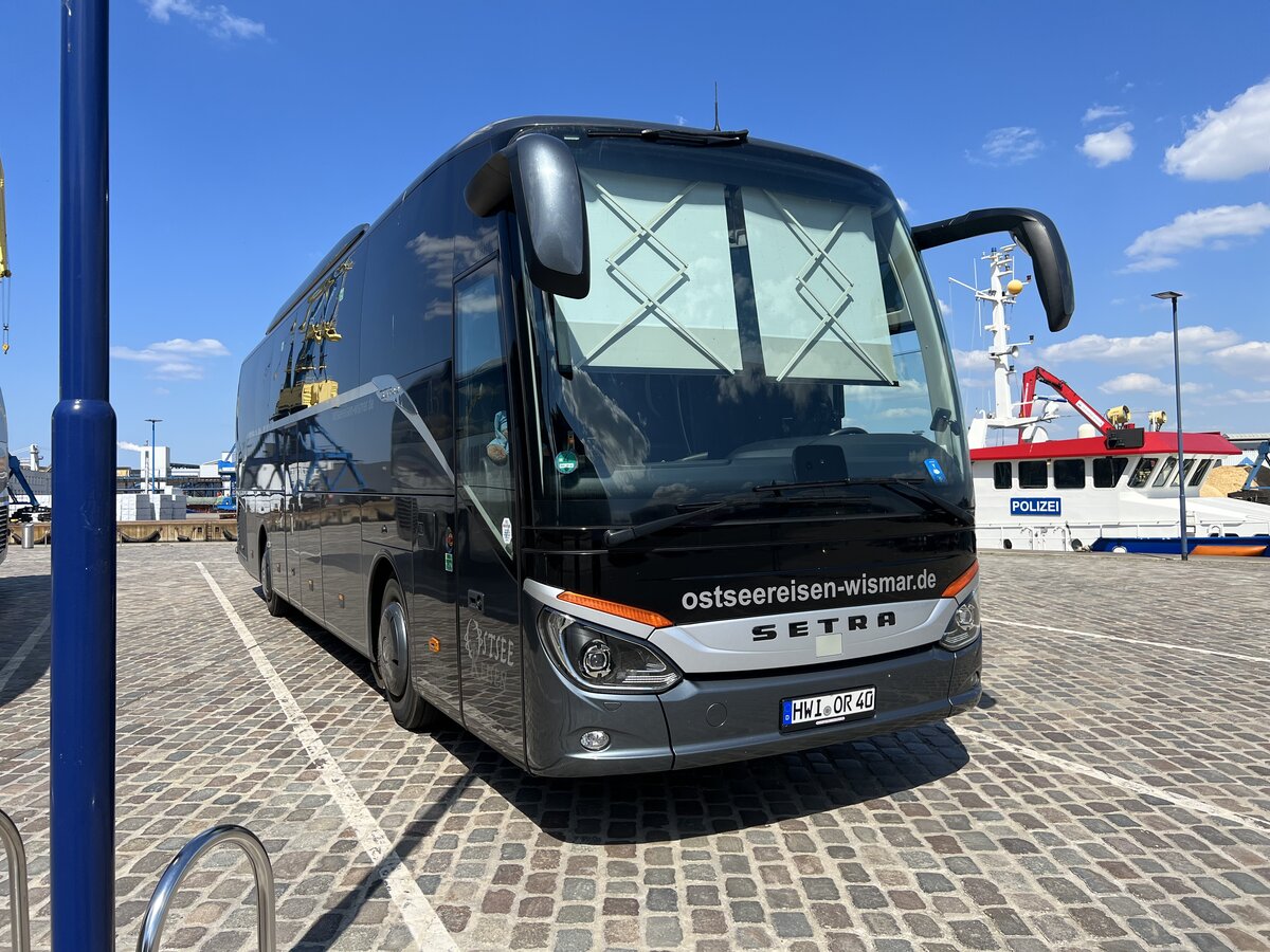 Setra 515 HD von Ostsee Reisen aus Wismar in Wismar