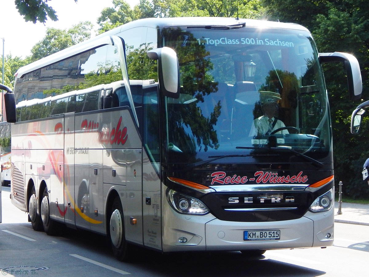 Setra 515 HDH von Reise-Wünsche aus Deutschland in Berlin.