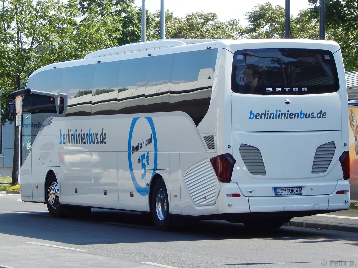 Setra 516 HD von BerlinLinienBus/URB in Berlin.