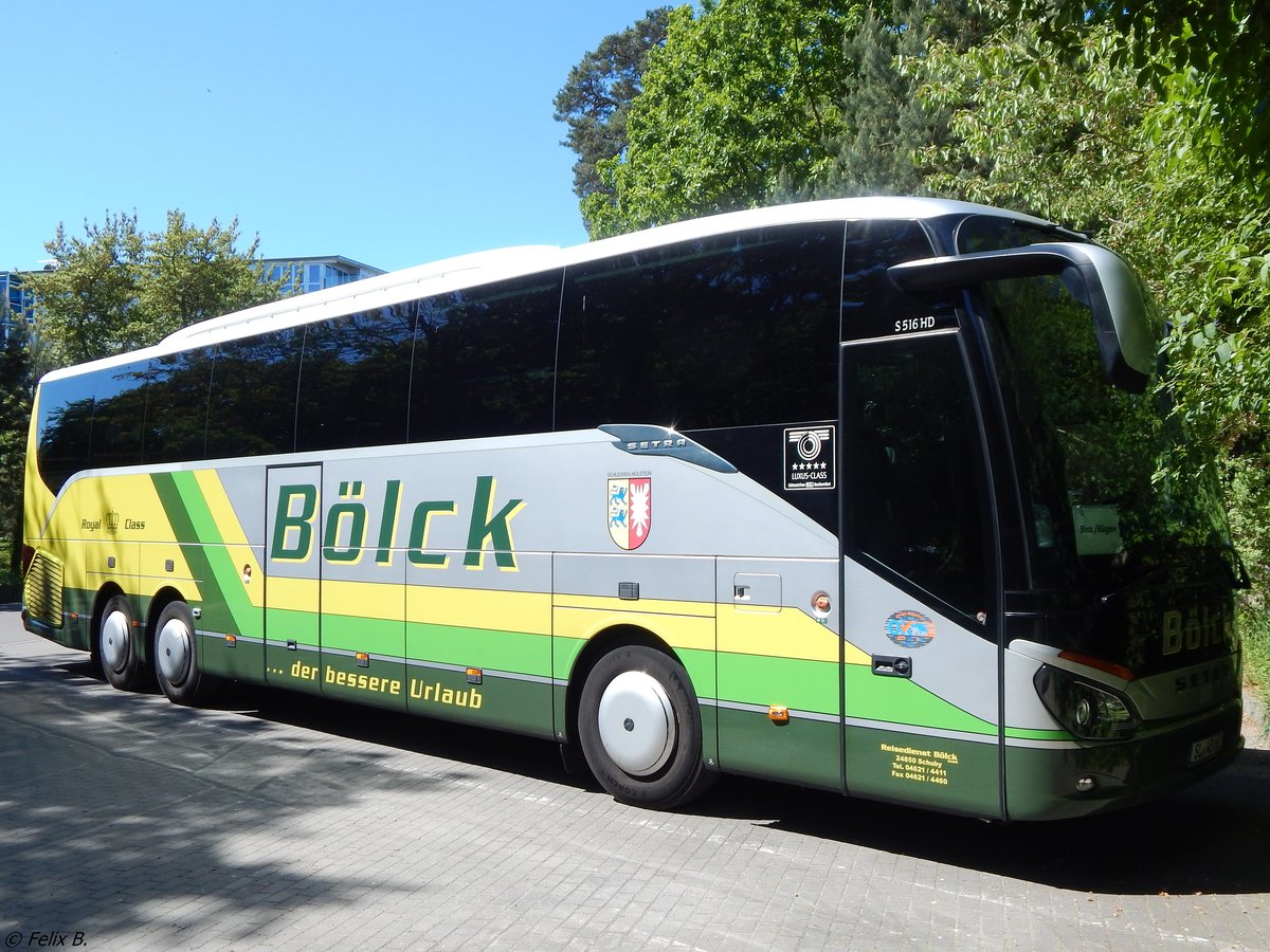 Setra 516 HD von Bölck aus Deutschland in Binz.