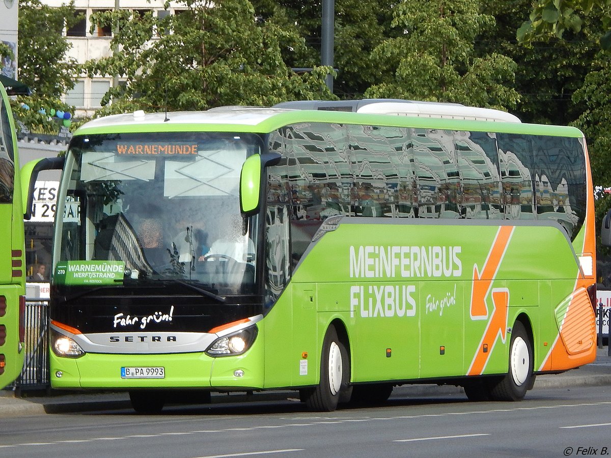 Setra 516 HD von Flixbus/Prima Klima Reisen aus Deutschland in Berlin.