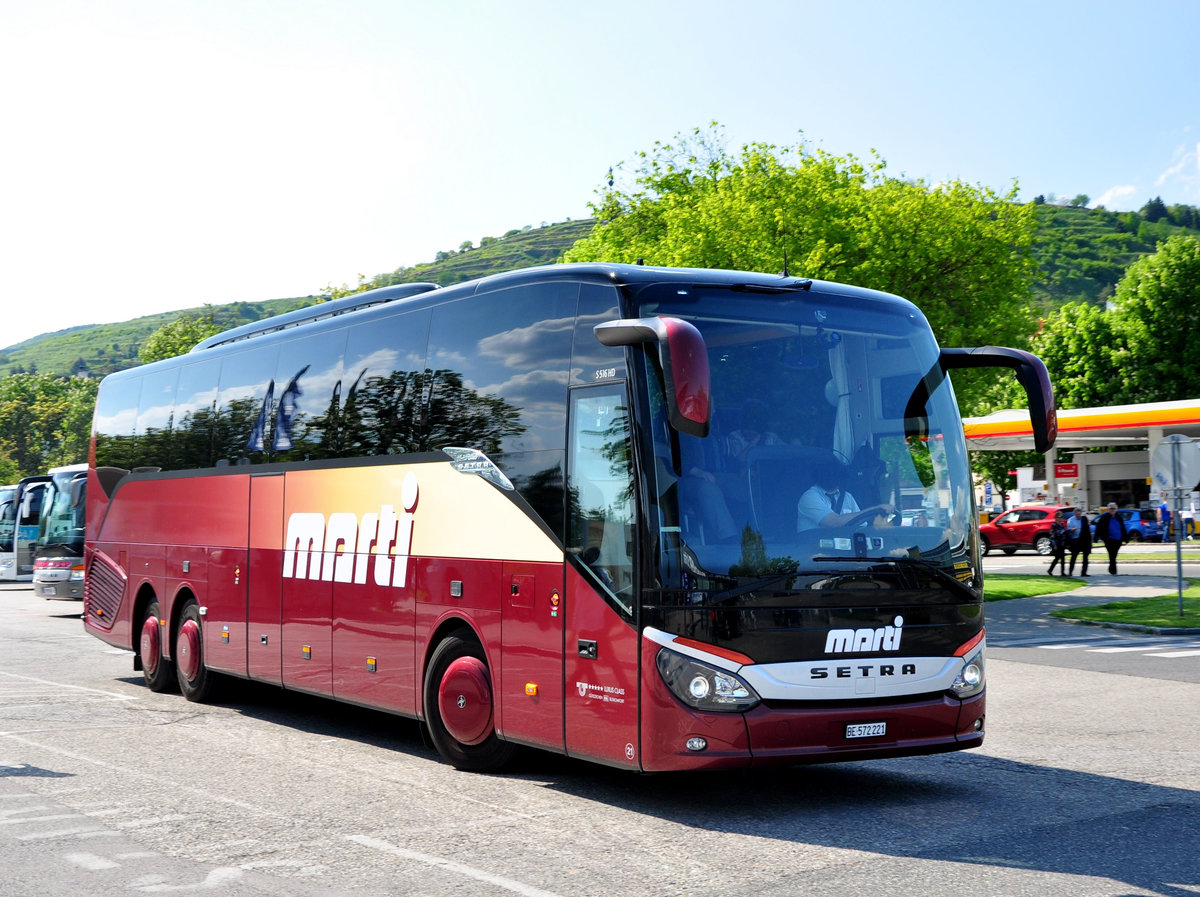 Setra 516 HD von Marti Reisen aus der Schweiz in Krems.