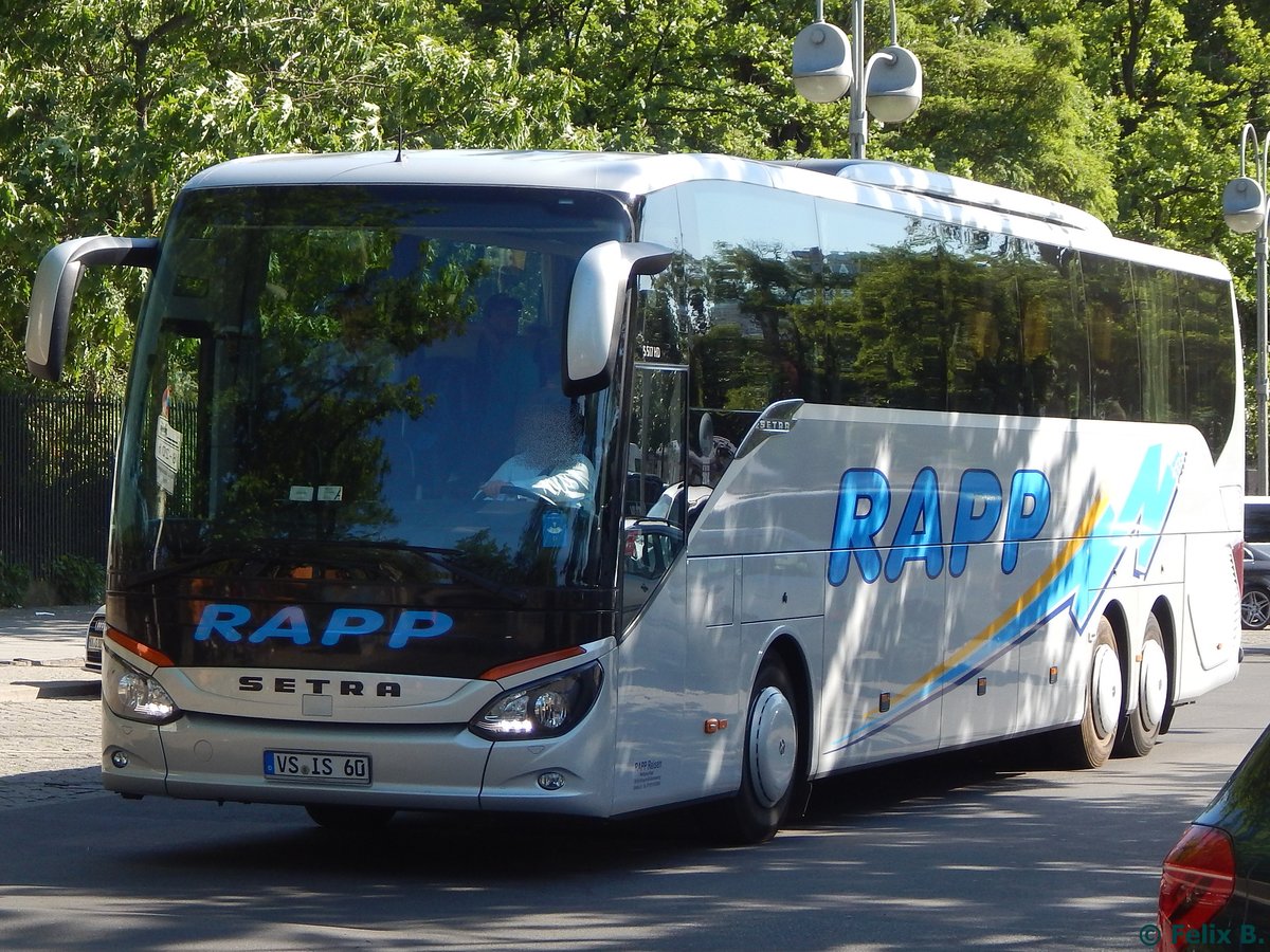 Setra 516 HD von Rapp aus Deutschland in Berlin.