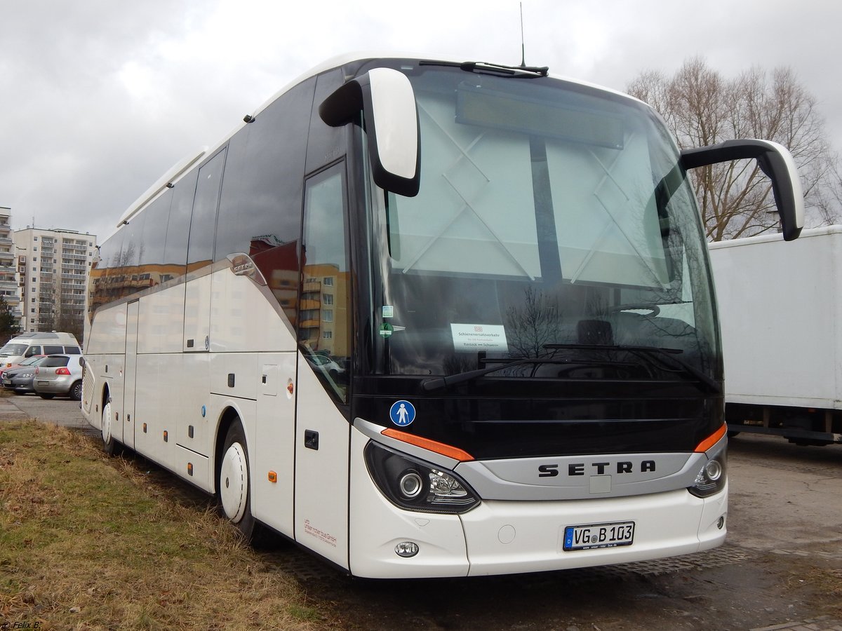 Setra 516 HD von URB aus Deutschland in Rostock