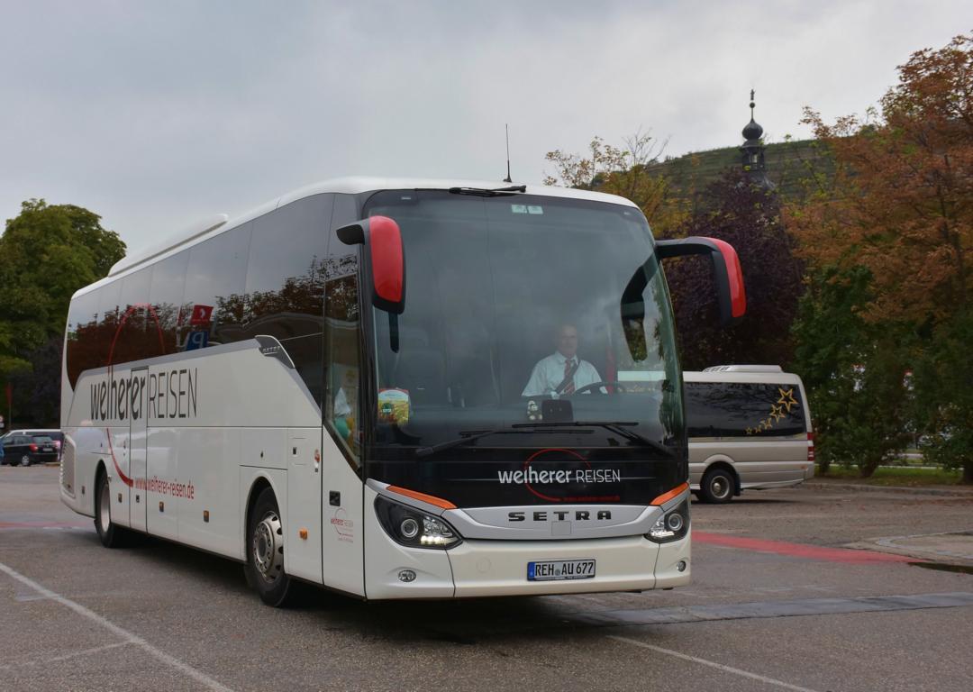 Setra 516 HD von Weiherer Reisen aus der BRD 2017 in Krems.